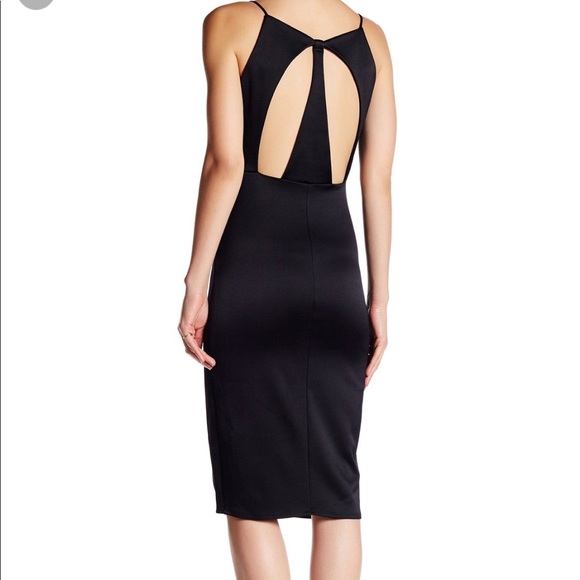 ABS Allen Schwartz Cutout Bodycon / XS orig $350 - Picture 2 of 3